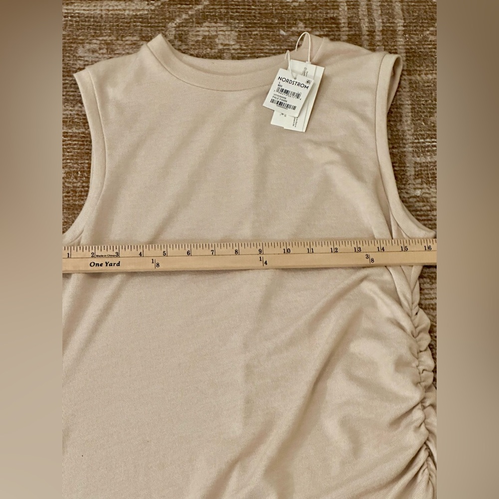 Vince Creamy Beige Sleeveless Maxi Dress - Picture 4 of 10
